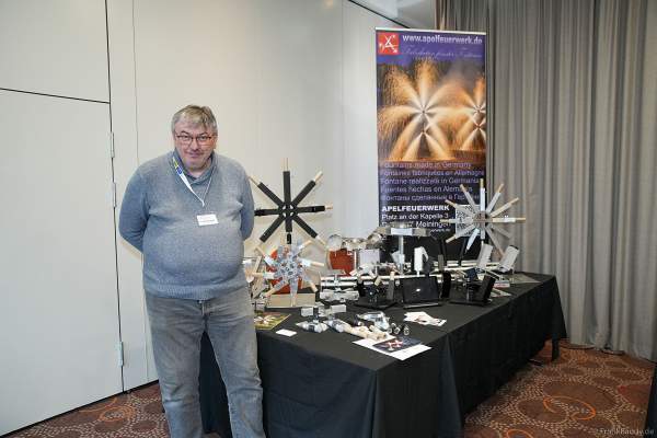 MR-Pyrotechnik mit Apel Feuerwerk auf der Pyro Technology Conference 2024
