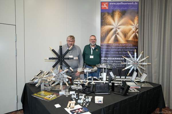MR-Pyrotechnik mit Apel Feuerwerk auf der Pyro Technology Conference 2024