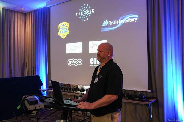 Fachvortrag von Brian Panther auf der Pyro Technology Conference 2024