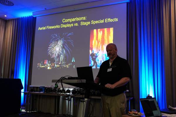 Fachvortrag von Brian Panther auf der Pyro Technology Conference 2024