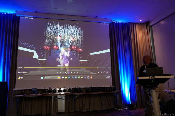 Fachvortrag von Brian Panther über die Tour von Taylor Swift auf der Pyro Technology Conference 2024