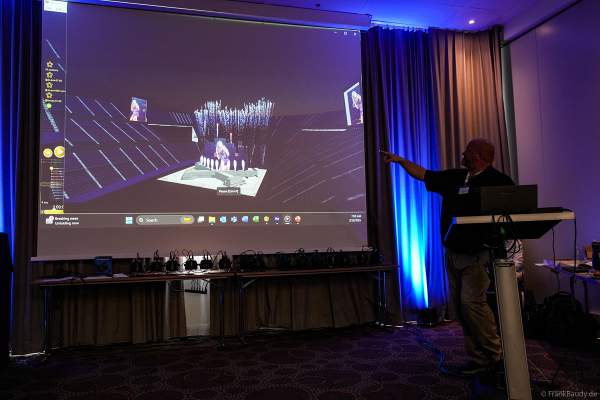 Fachvortrag von Brian Panther über die Tour von Taylor Swift auf der Pyro Technology Conference 2024