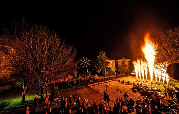 Flammenshow von MAGIC FX bei der Pyro Technology Conference 2024