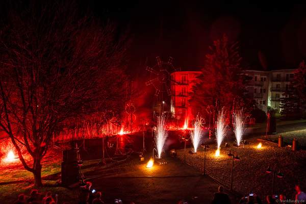 Pyro- und Feuerwerksshow von Rainer Apel Feuerwerk in Zusammenarbeit mit Pyrotechnik im Quadrat auf der Pyro Technology Conference 2024