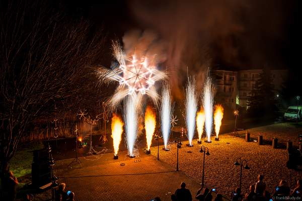 Pyro- und Feuerwerksshow von Rainer Apel Feuerwerk in Zusammenarbeit mit Pyrotechnik im Quadrat auf der Pyro Technology Conference 2024