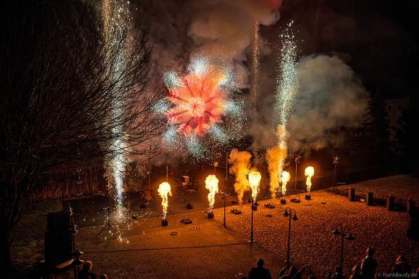 Pyro- und Feuerwerksshow von Rainer Apel Feuerwerk in Zusammenarbeit mit Pyrotechnik im Quadrat auf der Pyro Technology Conference 2024