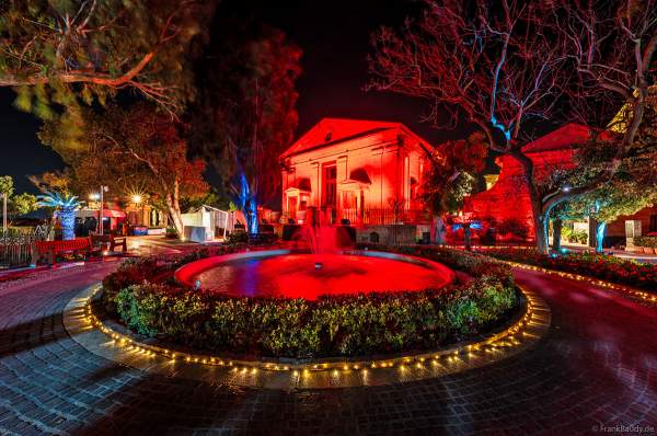 Upper Barrakka Gardens in Valletta festlich geschmückt für das Jubiläum: Malta - 20 Jahren EU-Mitglied