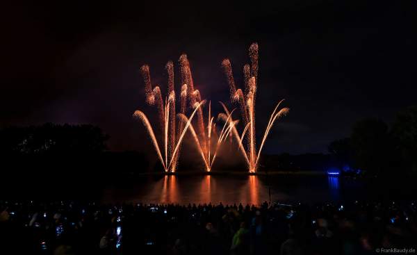 Rhein in Flammen in Bonn/Rheinaue 2024 mit Feuerwerk