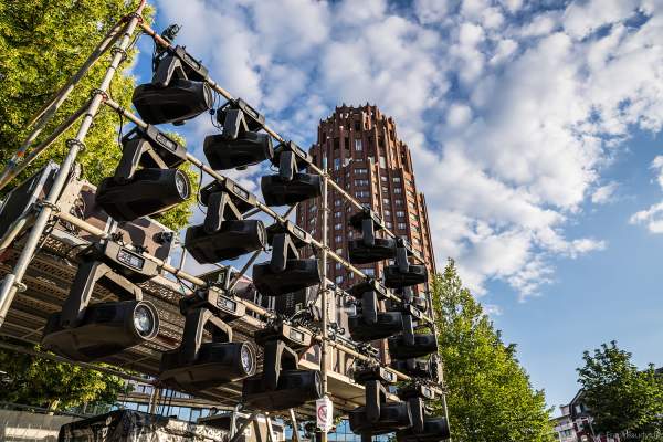Lichttechnik für die Eröffnungsveranstaltung der Fußball EM 2024 in Frankfurt