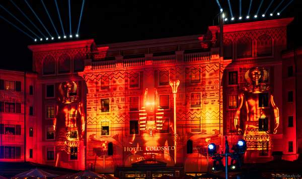 Sommershow Colossal – 20 Jahre Colosseo im Europa-Park mit Wasserspielen und Videomapping - Hotel Colosseo