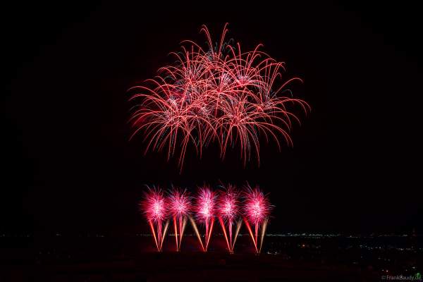 Feuerwerk beim Dürkheimer Wurstmarkt 2024 in Bad Dürkheim an der Deutschen Weinstraße