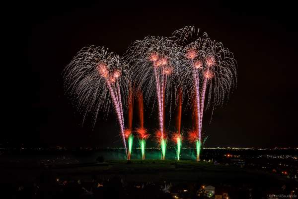 Feuerwerk beim Dürkheimer Wurstmarkt 2024 in Bad Dürkheim an der Deutschen Weinstraße