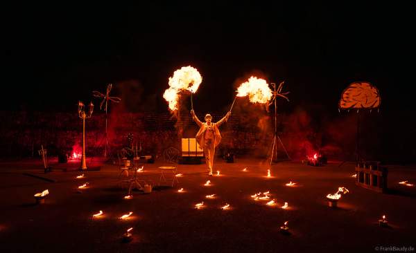 Feuerexplosionen bei der Feuershow beim Mitarbeiterfest von Beisel Pyrotechnik von JANOSCH BÄR - AKindofFire