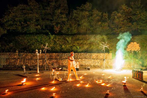 Feuershow mit Feuerwerk beim Mitarbeiterfest von Beisel Pyrotechnik von JANOSCH BÄR - AKindofFire