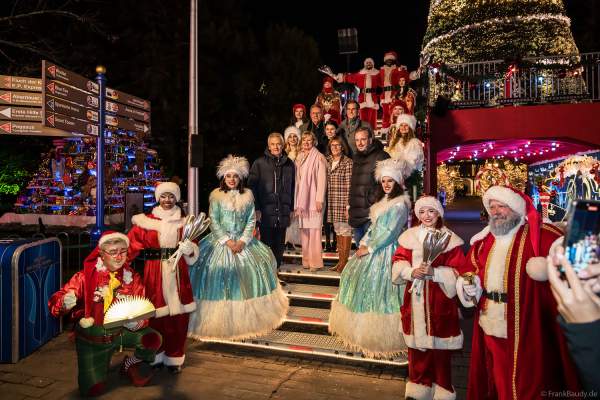 Familie Mack beim Winterzauber im Europa-Park