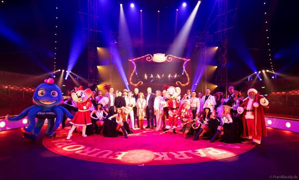 Familie Mack in der Winter Zirkus Revue im Europa-Park