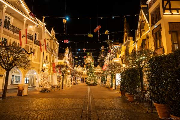 Die Deutsche Allee beim Winterzauber Europa-Park