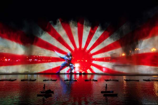 Die Weihnachtsshow NAVIGALIA in Sevilla beeindruckt mit einer gigantischen Wasser-, Licht- und Lasershow und begeistert Hunderttausende Besucher