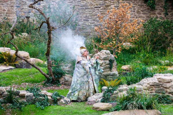 Mystische Herrin vom See  über Wasserflächen