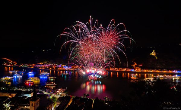 Rhein in Flammen 2025 in Sankt Goar – Feuerwerk auf dem Rhein zum 145-jährigen Jubiläum