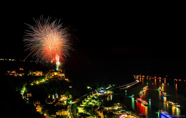 Rhein in Flammen 2025 – Festlich beleuchtete Schiffe und Feuerwerk in Sankt Goar