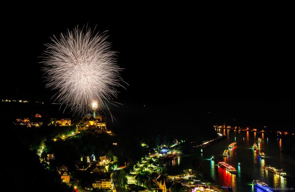 Rhein in Flammen 2025 – Festlich beleuchtete Schiffe und Feuerwerk in Sankt Goar