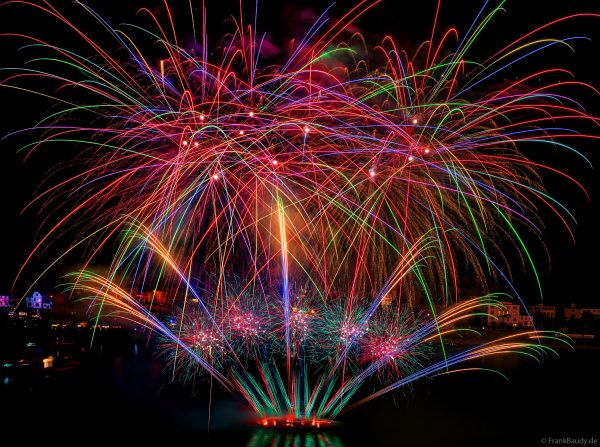 Feuerwerk bei Rhein in Flammen 2025 in Sankt Goar zum 145-jährigen Jubiläum