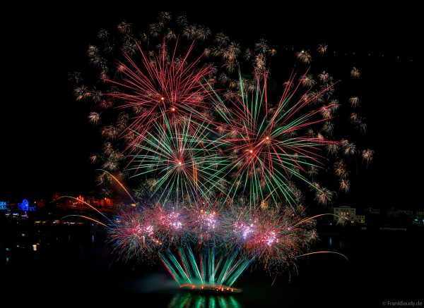 Feuerwerk bei Rhein in Flammen 2025 in Sankt Goar zum 145-jährigen Jubiläum