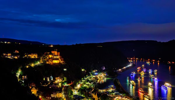 Rhein in Flammen 2025 – Festlich beleuchtete Schiffe in Sankt Goar