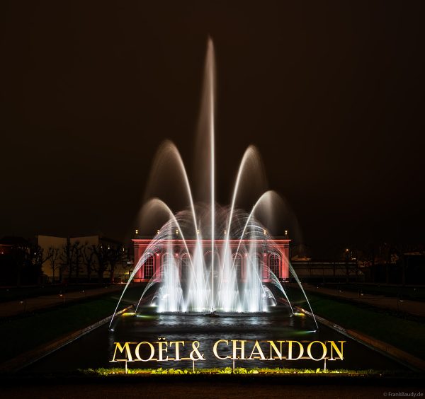 Wassershow Symphonie Des Eaux bei Moët & Chandon in Épernay