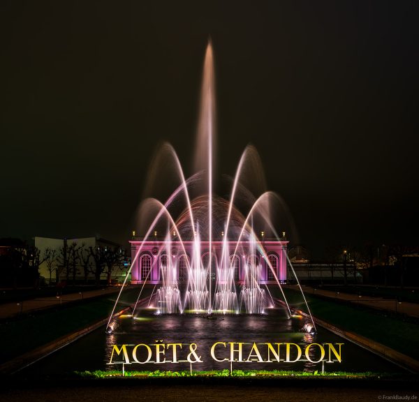 Wassershow Symphonie Des Eaux bei Moët & Chandon in Épernay