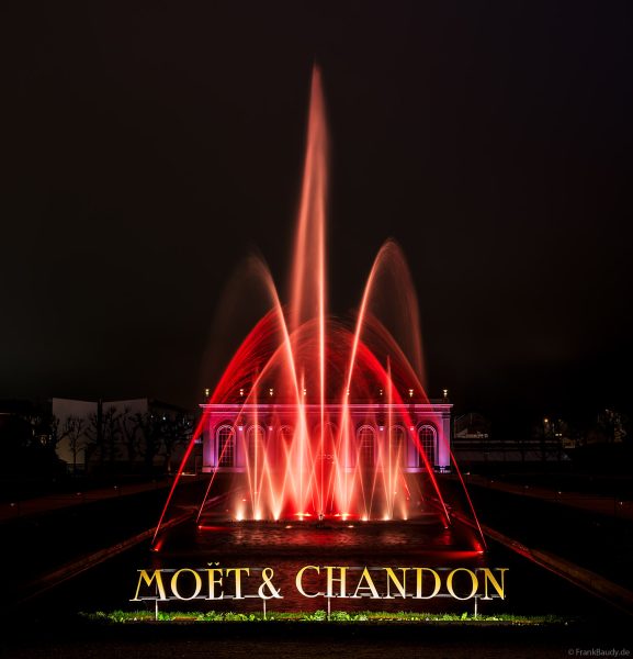 Wassershow Symphonie Des Eaux bei Moët & Chandon in Épernay
