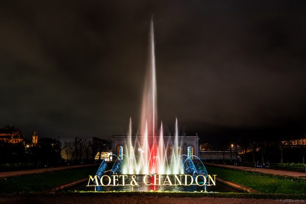 Wassershow Symphonie Des Eaux bei Moët & Chandon in Épernay
