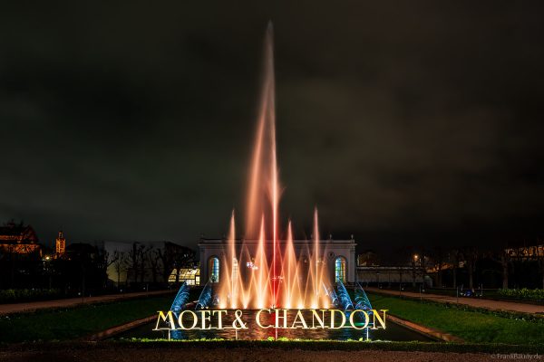 Wassershow Symphonie Des Eaux bei Moët & Chandon in Épernay