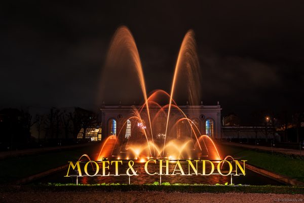 Wassershow Symphonie Des Eaux bei Moët & Chandon in Épernay