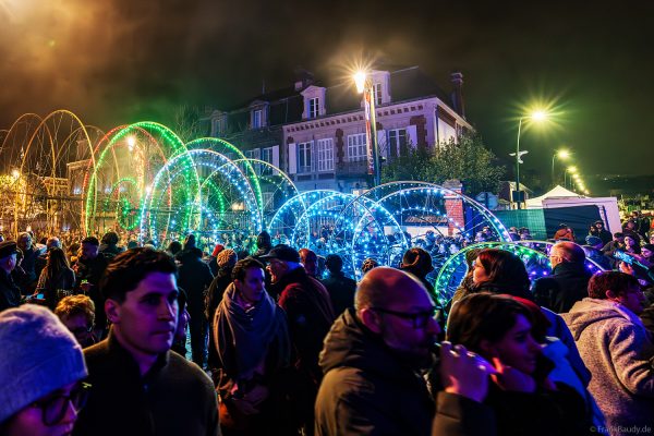 Futuristische Lichtshow mit COLOR WHEELS bei Habits de Lumière