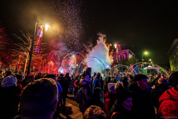 Futuristische Lichtshow mit COLOR WHEELS bei Habits de Lumière