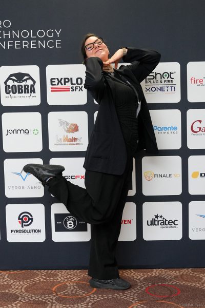 Pyro Technology Conference 2026 – Besucher & Gäste an der Logowand