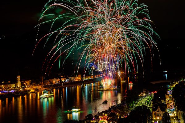 Rhein in Flammen 2026 mit tollem Feuerwerk in St. Goar und St. Goarshausen