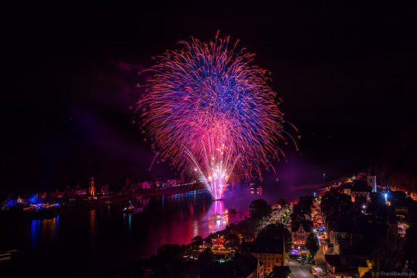Rhein in Flammen 2026 mit tollem Feuerwerk in St. Goar und St. Goarshausen