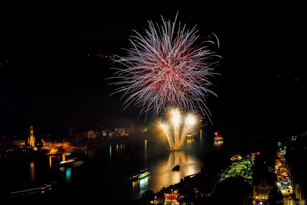 Feuerwerk der Nacht der Loreley 2026 in St. Goar
