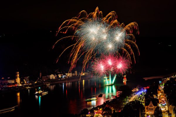 Feuerwerk der Nacht der Loreley 2026 in St. Goar