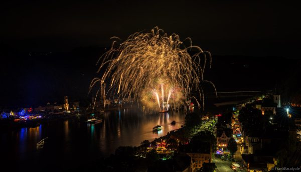 Feuerwerk der Nacht der Loreley 2026 in St. Goar