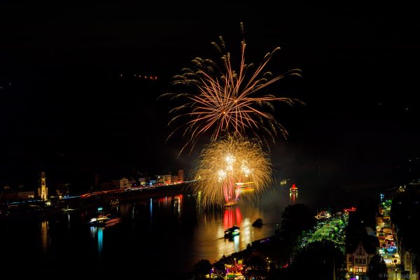 Feuerwerk der Nacht der Loreley 2026 in St. Goar