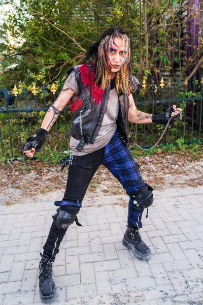 Horrorgestalten auf dem Festivalgelände von TRAUMATICA