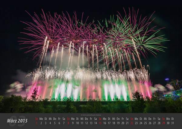 Feuerwerk-Fotokalender 2015
