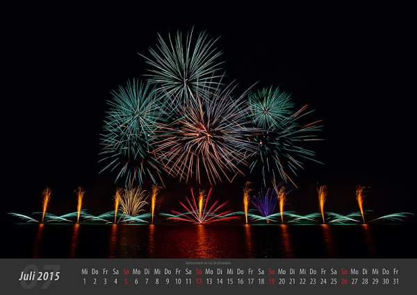 Feuerwerk-Fotokalender 2015