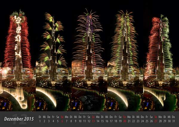 Feuerwerk-Fotokalender 2015
