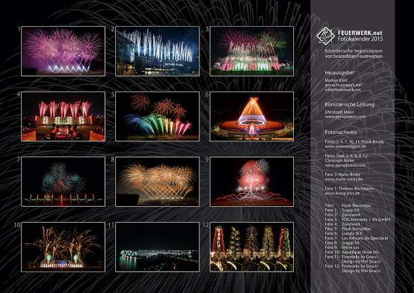 Feuerwerk-Fotokalender 2015