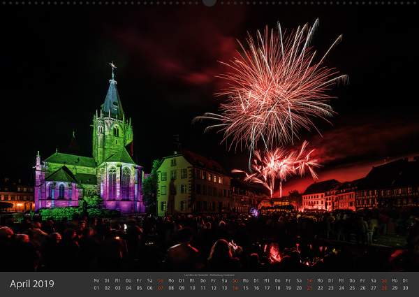 Feuerwerk Fotokalender 2019 - April